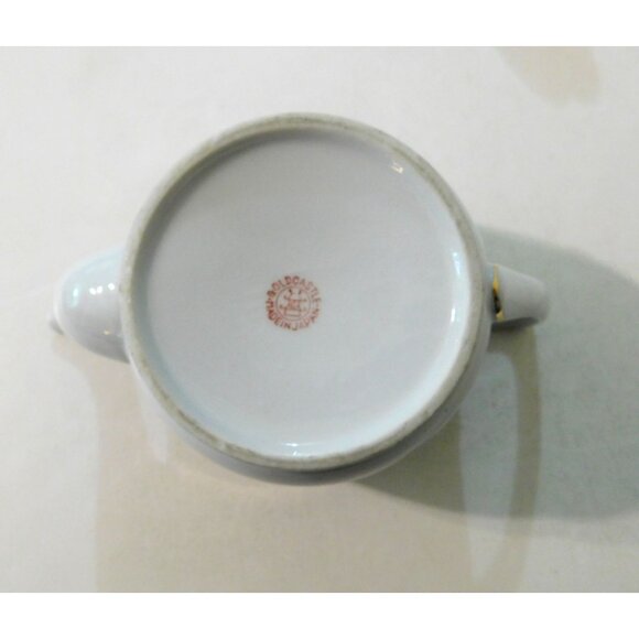 Vintage 1940s Goldcastle Hostess China Teapot Floral Design Gold Trim Japan - Picture 13 of 16